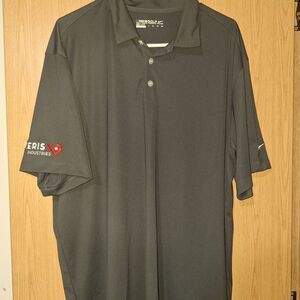 Nike Men's Charcoal Dri-FIT Polo Shirt